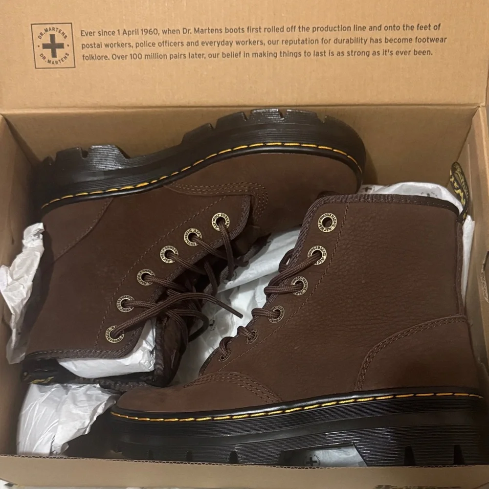Dr. Martens Dark Brown women’s Boots - Picture 7 of 8